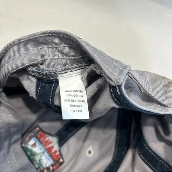 L.L. Bean Maine Fisheries Wildlife Hat Cap Dept Fisheries Embroidered Moose OSFM - Picture 10 of 10